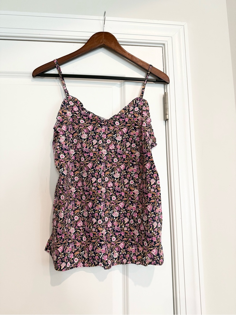 NWT Old Navy Pink Floral Spaghetti Strap Cami